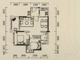 方直东岸_2室2厅1卫 建面86平米