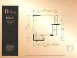 宝创红禧公馆_1室1厅1卫 建面51平米