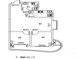 国际迪拜城_2室1厅1卫 建面80平米