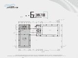 万科星城_6-3栋7层平面图 建面731平米