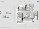 龙湖春屿江岸_4室2厅2卫 建面127平米