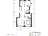 北京城建国誉燕园_3室2厅1卫 建面78平米