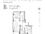 绿城外滩兰庭_4室2厅3卫 建面210平米