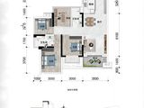 轨道东樾府_4室2厅2卫 建面82平米