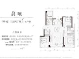 绿城晓月晴川_3室2厅2卫 建面98平米